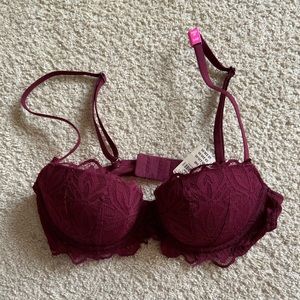 VS Pink Date Push Up Bra